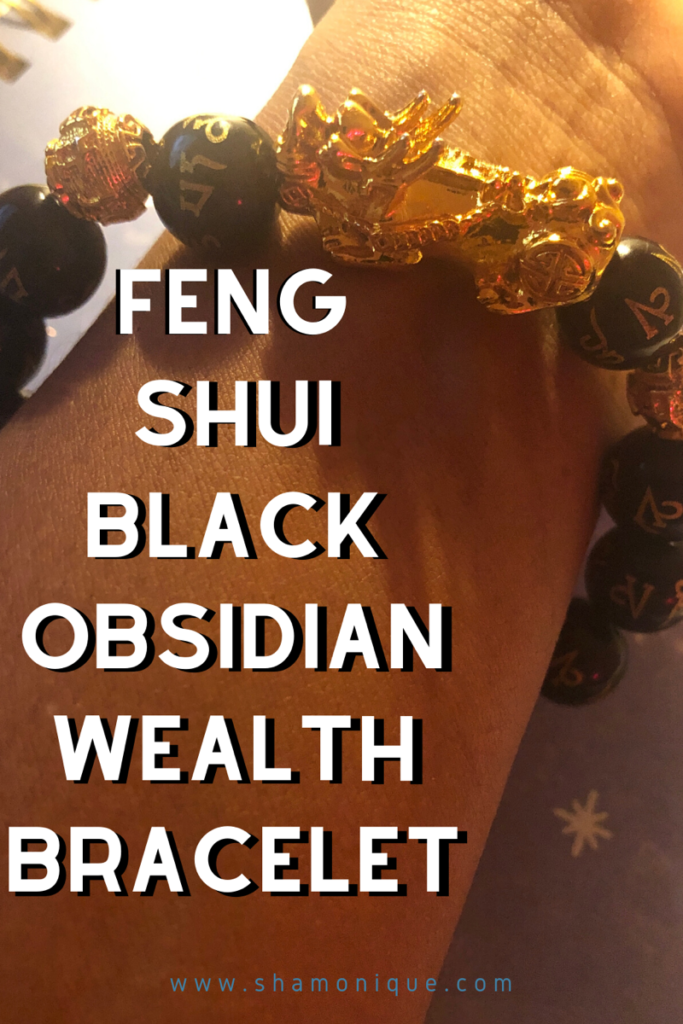 feng shui black obsidian bracelet youtube ad
